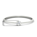 Load image into Gallery viewer, Classic Solitaire Bangle Bracelet