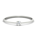Load image into Gallery viewer, Classic Solitaire Bangle Bracelet