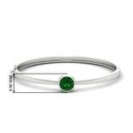 Load image into Gallery viewer, Classic Solitaire Bangle Bracelet
