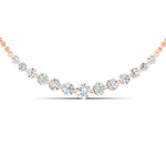 Load image into Gallery viewer, 1.50-carat-round-graduated-diamond-anniversary-necklace-in-FDNK8056ANGLE1-1.50CT-NL-RG