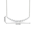 Load image into Gallery viewer, 1.50-carat-round-graduated-diamond-anniversary-necklace-in-FDNK8056ANGLE1-1.50CT-NL-WG