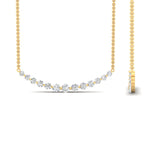 Load image into Gallery viewer, 1.50-carat-round-graduated-diamond-anniversary-necklace-in-FDNK8056ANGLE1-1.50CT-NL-YG