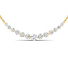 Load image into Gallery viewer, 1.50-carat-round-graduated-diamond-anniversary-necklace-in-FDNK8056ANGLE1-1.50CT-NL-YG