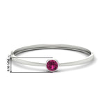 Load image into Gallery viewer, Classic Solitaire Bangle Bracelet