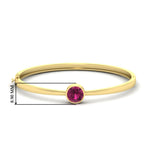 Load image into Gallery viewer, Classic Solitaire Bangle Bracelet