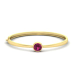 Load image into Gallery viewer, Classic Solitaire Bangle Bracelet