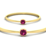 Load image into Gallery viewer, Classic Solitaire Bangle Bracelet