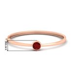 Load image into Gallery viewer, Classic Solitaire Bangle Bracelet