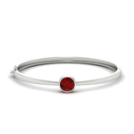 Load image into Gallery viewer, Classic Solitaire Bangle Bracelet