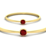 Load image into Gallery viewer, Classic Solitaire Bangle Bracelet