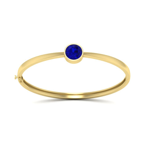 Classic Solitaire Bangle Bracelet