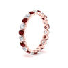 Load image into Gallery viewer, 1.50 Ct Round Cut Diamond Single Prong Eternity Ring