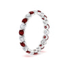 Load image into Gallery viewer, 1.50 Ct Round Cut Diamond Single Prong Eternity Ring