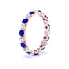 Load image into Gallery viewer, 1.50 Ct Round Cut Diamond Single Prong Eternity Ring