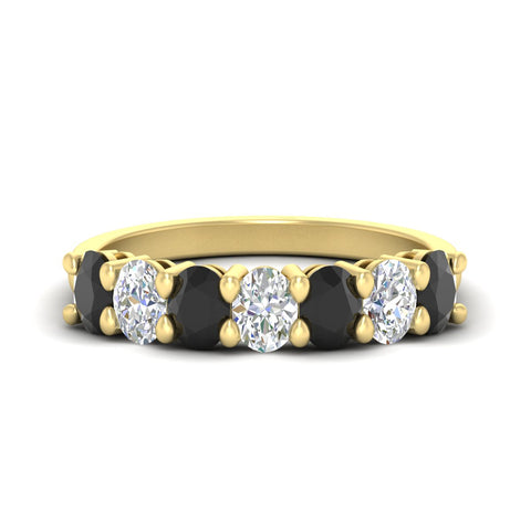 1.50-carat-seven-stone-oval-black-diamond-anniversary-band-in-yellow-gold-fdwb8008ovblacksleep-1.50ct-nl-yg
