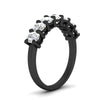 Load image into Gallery viewer, 1.50-carat-seven-stone-oval-diamond-anniversary-band-in-black-gold-fdwb8008ovangle2-1.50ct-nl-bg