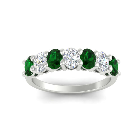 1.50-carat-seven-stone-oval-emerald-anniversary-band-in-white-gold-fdwb8008ovgemgrangle5-1.50ct-nl-wg