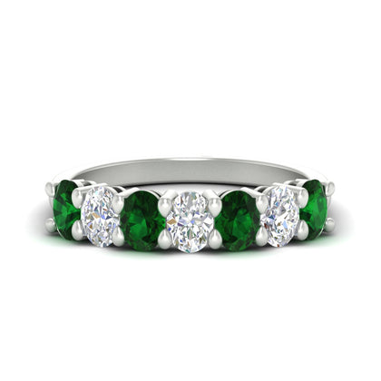 elegant-oval-seven-stone-diamond-anniversary-band-in-white-gold-fdwb8008ovsleep-1.50ct-nl-wg