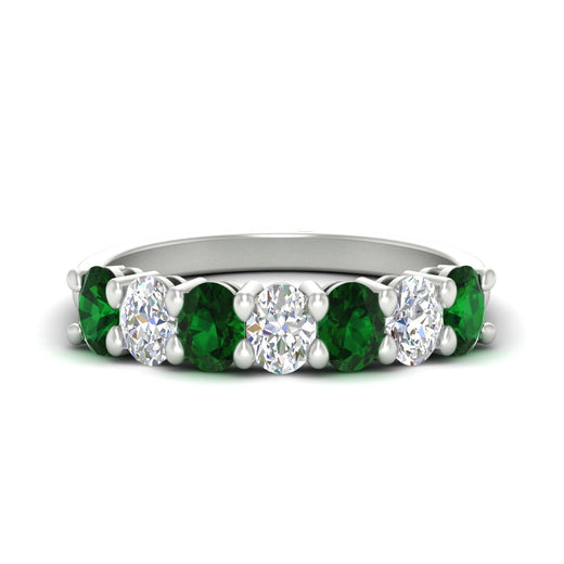 1.50-carat-seven-stone-oval-emerald-anniversary-band-in-white-gold-fdwb8008ovgemgrsleep-1.50ct-nl-wg