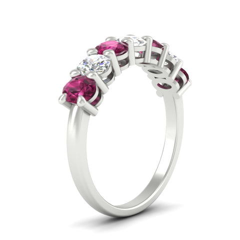 1.50-carat-seven-stone-oval-pink-sapphire-anniversary-band-in-white-gold-fdwb8008ovgsadrpiangle2-1.50ct-nl-wg