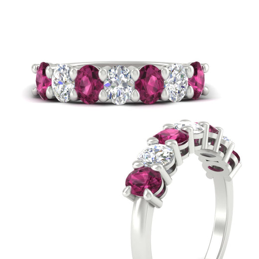 1.50-carat-seven-stone-oval-pink-sapphire-anniversary-band-in-white-gold-fdwb8008ovgsadrpiangle3-1.50ct-nl-wg
