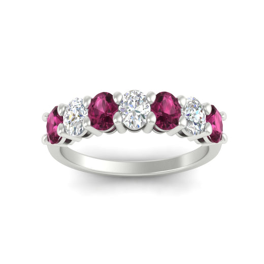 1.50-carat-seven-stone-oval-pink-sapphire-anniversary-band-in-white-gold-fdwb8008ovgsadrpiangle5-1.50ct-nl-wg