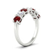 Load image into Gallery viewer, 1.50-carat-seven-stone-oval-ruby-anniversary-band-in-white-gold-fdwb8008ovgrudrangle2-1.50ct-nl-wg