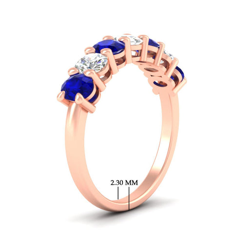 1.50-carat-seven-stone-oval-sapphire-anniversary-band-in-rose-gold-fdwb8008ovgsablangle2-1.50ct-nl-rg-hw