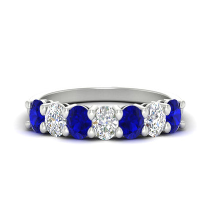 elegant-oval-seven-stone-diamond-anniversary-band-in-white-gold-fdwb8008ovsleep-1.50ct-nl-wg