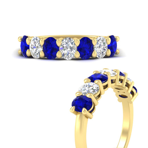 1.50-carat-seven-stone-oval-sapphire-anniversary-band-in-yellow-gold-fdwb8008ovgsablangle3-1.50ct-nl-yg