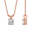 Load image into Gallery viewer, Cushion Cut Solitaire Pendant
