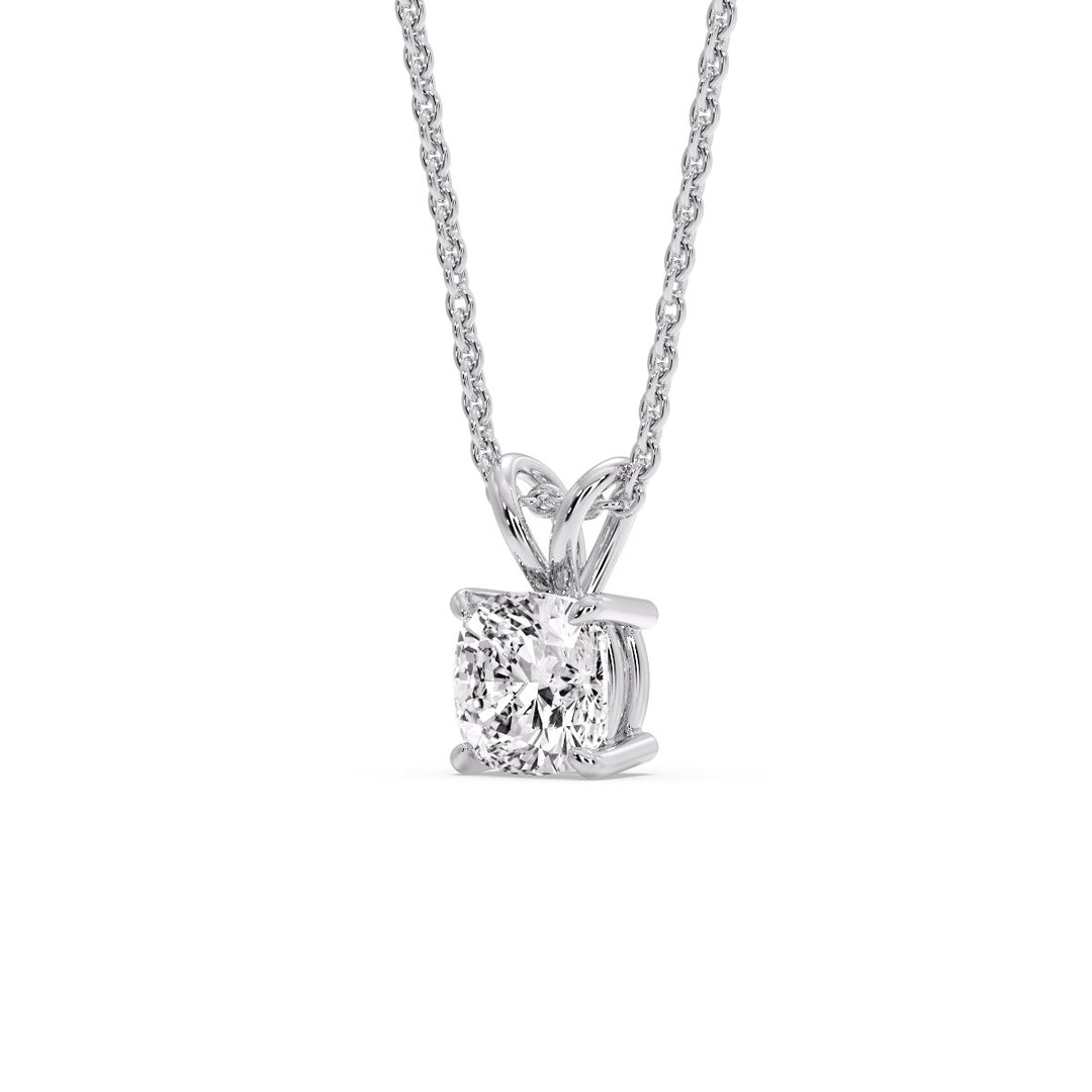 Cushion Cut Solitaire Pendant