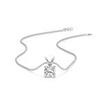 Load image into Gallery viewer, Cushion Cut Solitaire Pendant
