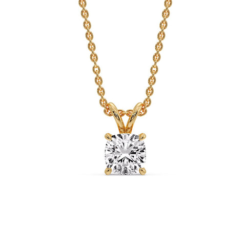 Cushion Cut Solitaire Pendant