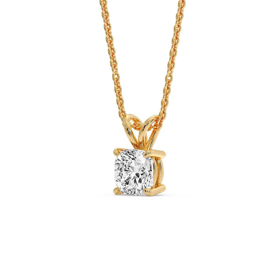 Cushion Cut Solitaire Pendant