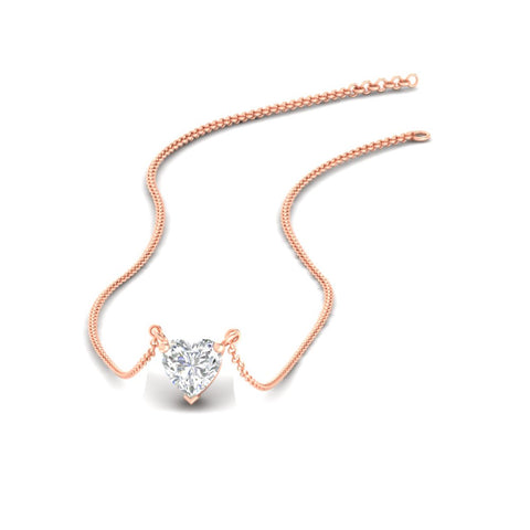 Classic Heart Solitaire Pendant