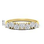 Load image into Gallery viewer, 1.50-carat-stunning-heart-shape-diamond-wedding-band-in-yellow-gold-FD9600HTB-1.50_20CT-NL-YG-HW
