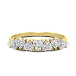 Load image into Gallery viewer, 1.50-carat-stunning-heart-shape-diamond-wedding-band-in-yellow-gold-FD9600HTB-1.50_20CT-NL-YG
