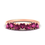 Load image into Gallery viewer, 1.50-carat-stunning-heart-shape-pink-sapphire-wedding-band-in-rose-gold-FD9600HTBGSADRPI-1.50_20CT-NL-RG
