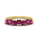 Load image into Gallery viewer, 1.50-carat-stunning-heart-shape-pink-sapphire-wedding-band-in-yellow-gold-FD9600HTBGSADRPI-1.50_20CT-NL-YG
