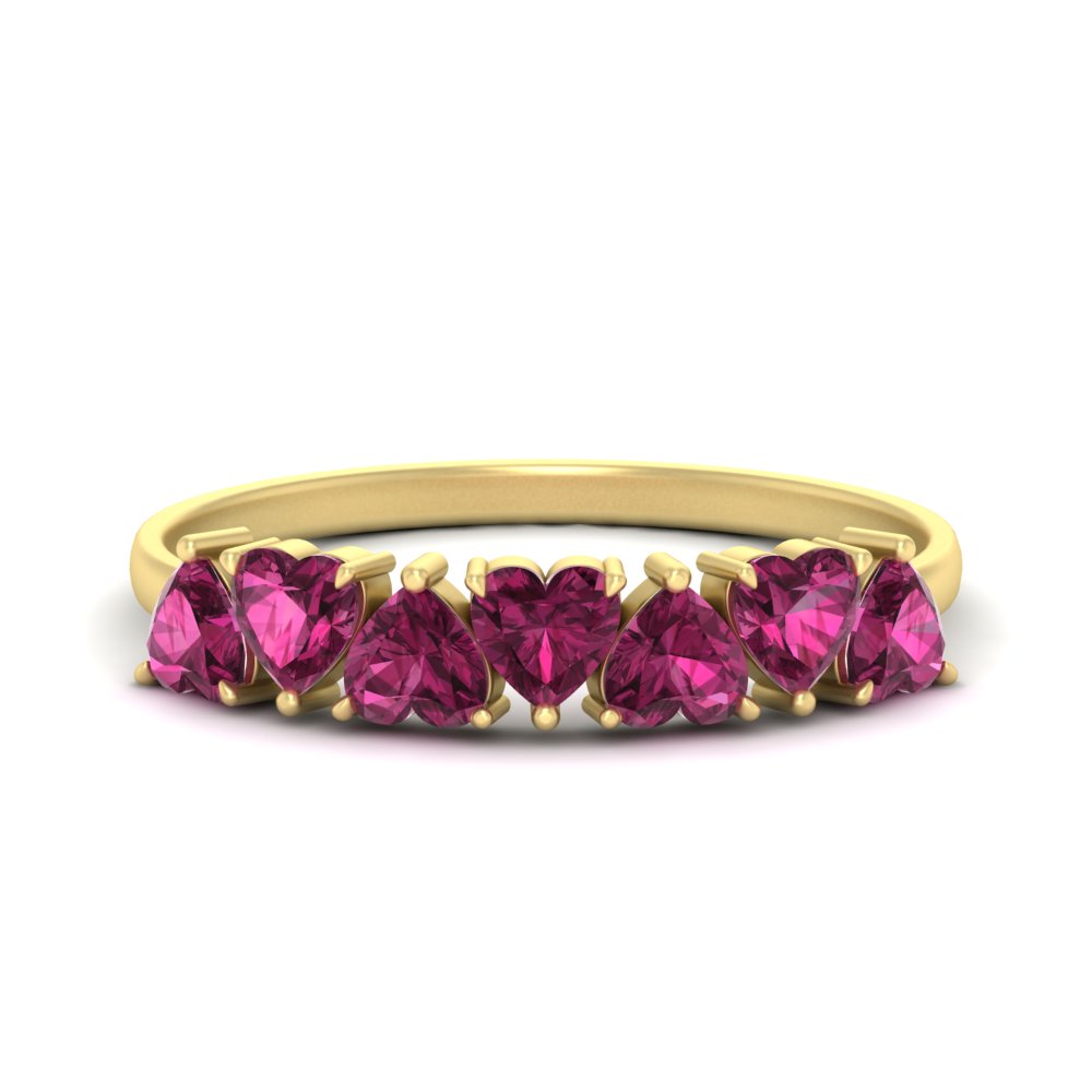 1.50-carat-stunning-heart-shape-pink-sapphire-wedding-band-in-yellow-gold-FD9600HTBGSADRPI-1.50_20CT-NL-YG