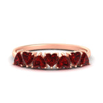 Load image into Gallery viewer, 1.50-carat-stunning-heart-shape-ruby-wedding-band-in-rose-gold-FD9600HTBGRUDR-1.50_20CT-NL-RG
