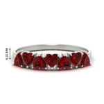 Load image into Gallery viewer, 1.50-carat-stunning-heart-shape-ruby-wedding-band-in-white-gold-FD9600HTBGRUDR-1.50_20CT-NL-WG-HW
