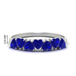 Load image into Gallery viewer, 1.50-carat-stunning-heart-shape-sapphire-wedding-band-in-white-gold-FD9600HTBGSABL-1.50_20CT-NL-WG-HW
