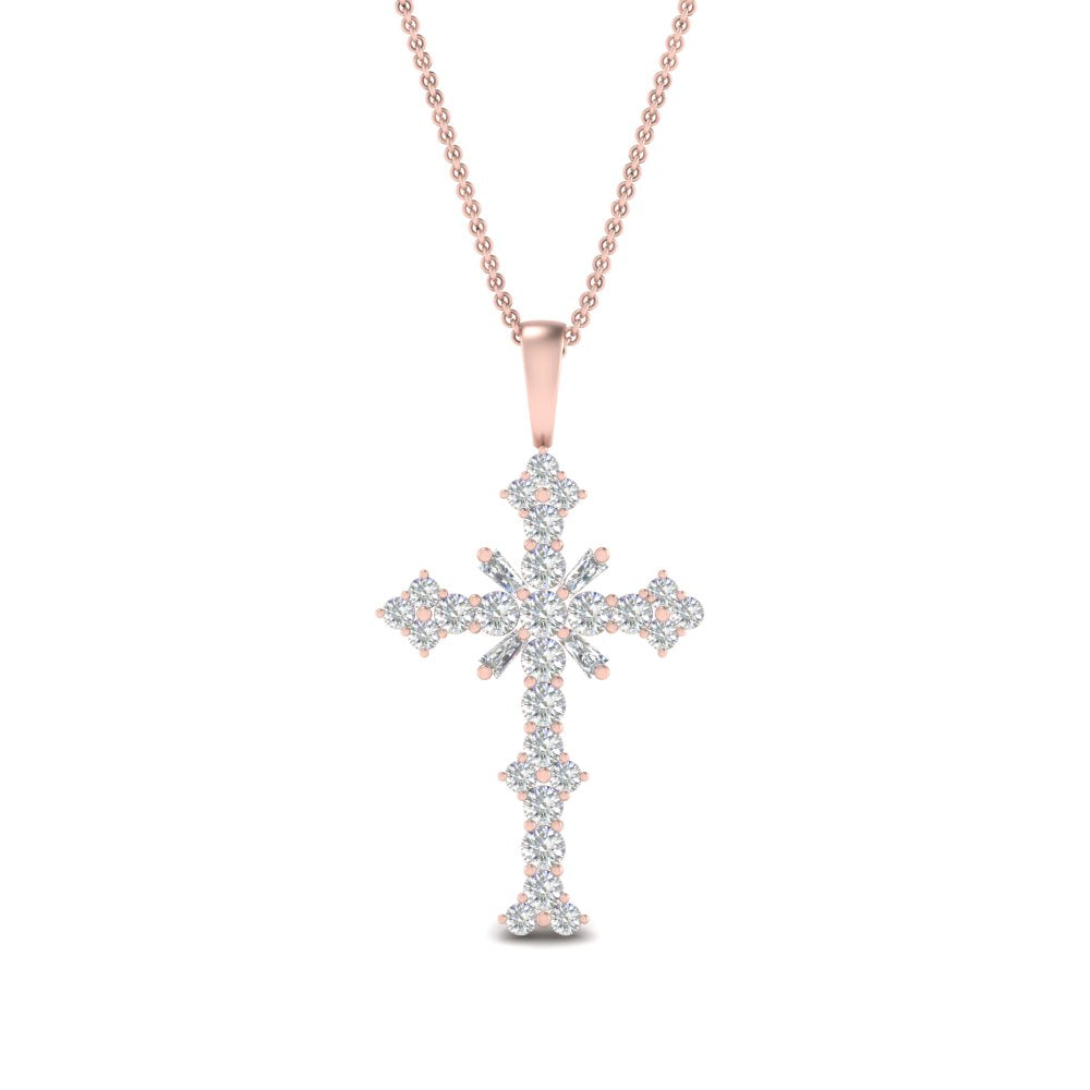 1.50-carat-womens-diamond-cross-pendant-necklace-in-rose-gold-FDPD10867ANGLE1-NL-RG