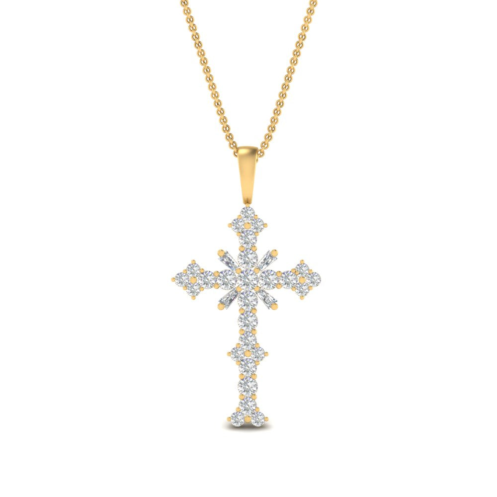 1.50-carat-womens-diamond-cross-pendant-necklace-in-yellow-gold-FDPD10867ANGLE1-NL-YG