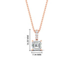 Load image into Gallery viewer, 1.50-ct-asscher-cut-pave-diamond-bail-pendant-in-rose-gold-fdpd11636asangle1-6.50mm-nl-rg-hw.jpg?v=1769514551