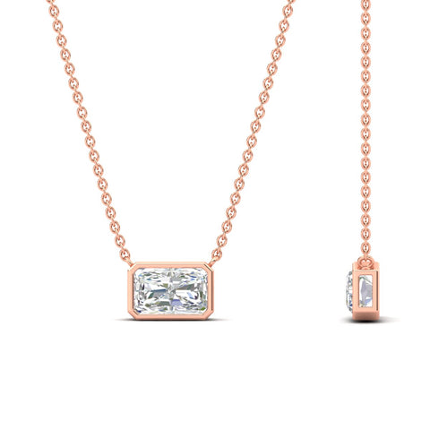 1.50-ct-east-west-radiant-cut-bezel-diamond-pendant-in-rose-gold-fdpd11763raangle2-1.50ct-nl-rg