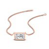 Load image into Gallery viewer, 1.50-ct-east-west-radiant-cut-bezel-diamond-pendant-in-rose-gold-fdpd11763rasleep-1.50ct-nl-rg.jpg