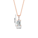 Load image into Gallery viewer, 1.50-ct-emerald-cut-diamond-necklace-with-pave-bail-in-rose-gold-fdpd11636emangle1-7.5X5.5mm-nl-rg-hw.jpg?v=1769514555